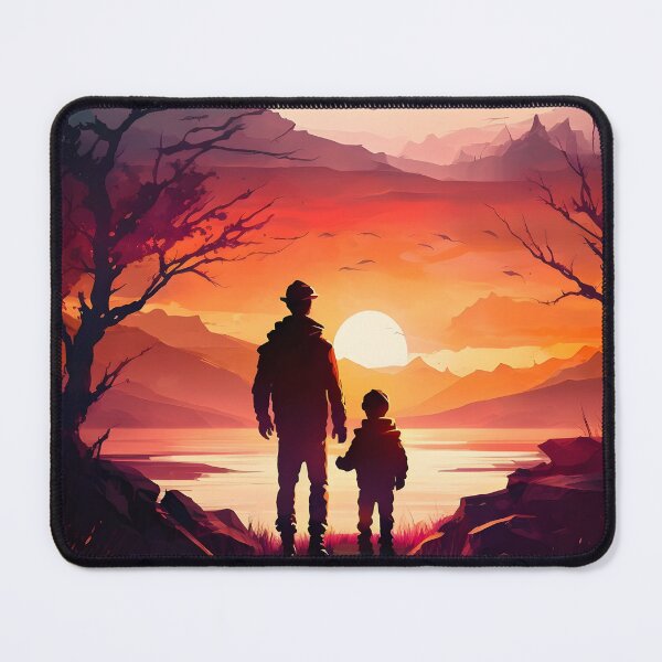 Item preview, Eternal Bond: A Father's Day image captured in a beautiful landscape designed and sold by Digitized.