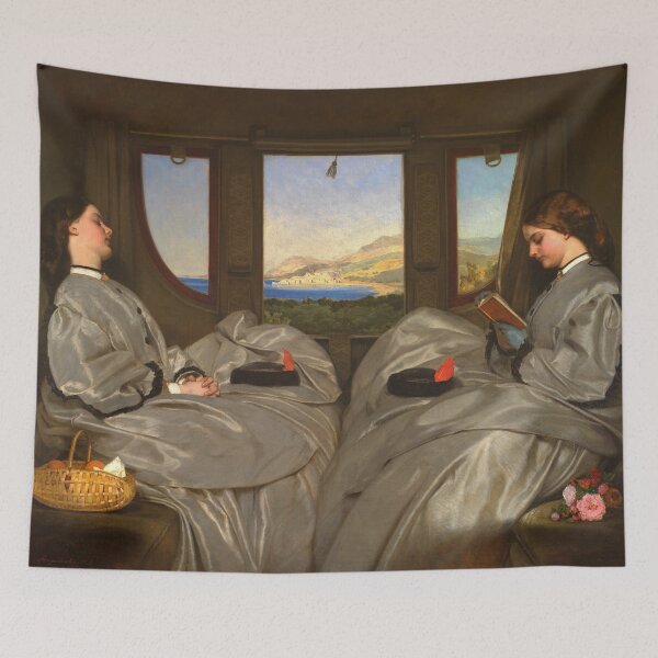Item preview, The Traveling Companions | Augustus Leopold Egg | 1862 Victorian Art designed and sold by CJET.
