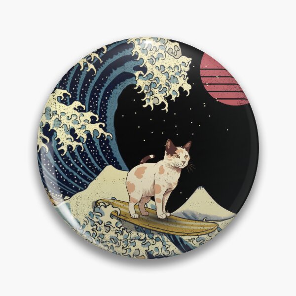 Item preview, Japanese Bobtail Kanagawa Japanese Surfing Wave designed and sold by rafaeltto.