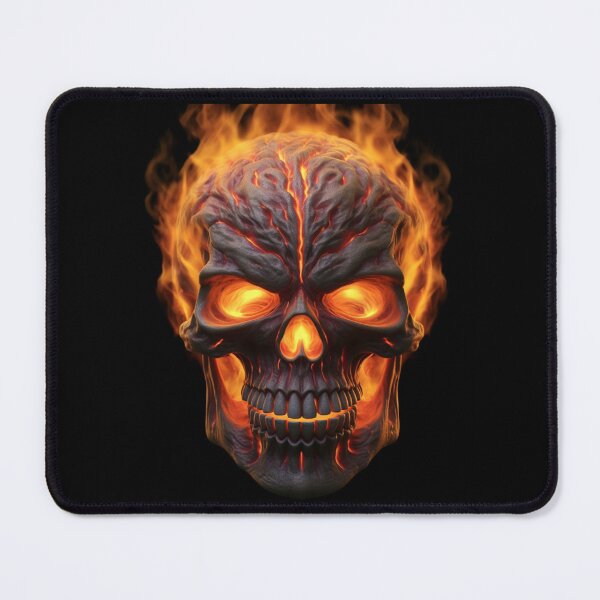 Item preview, Inferno Cranium: Unleash the Flames with our 3D Skull on Fire designed and sold by JLCableStudio.