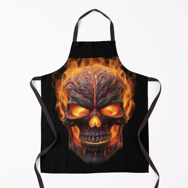Item preview, Inferno Cranium: Unleash the Flames with our 3D Skull on Fire designed and sold by JLCableStudio.