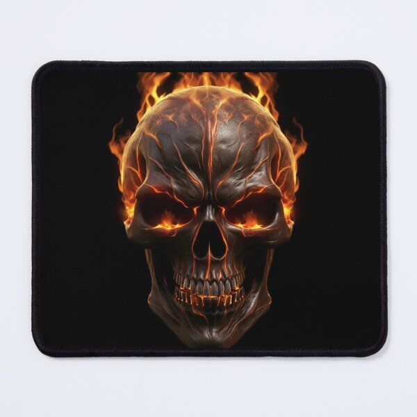 Item preview, Inferno Cranium: Unleash the Flames with our 3D Skull on Fire designed and sold by JLCableStudio.