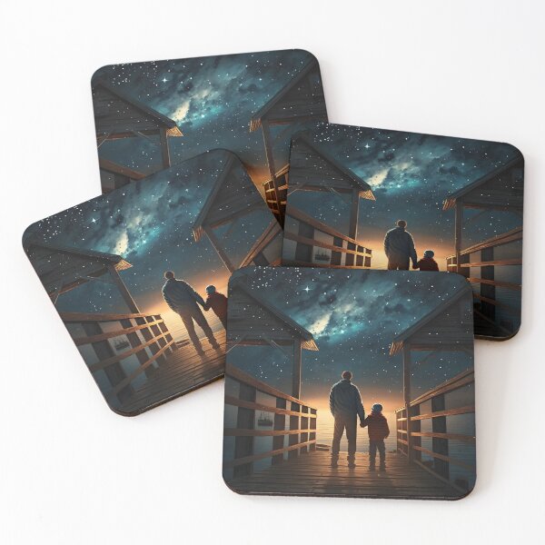Item preview, Eternal Bond: A Father's Day image captured in a beautiful landscape designed and sold by Digitized.