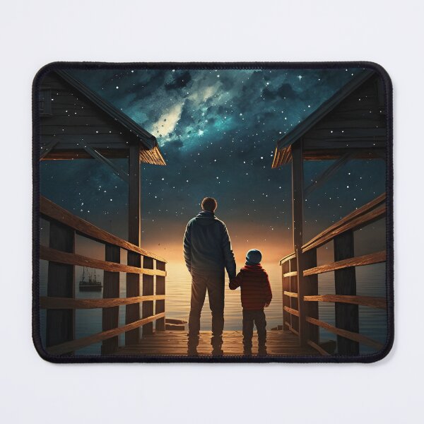 Item preview, Eternal Bond: A Father's Day image captured in a beautiful landscape designed and sold by Digitized.