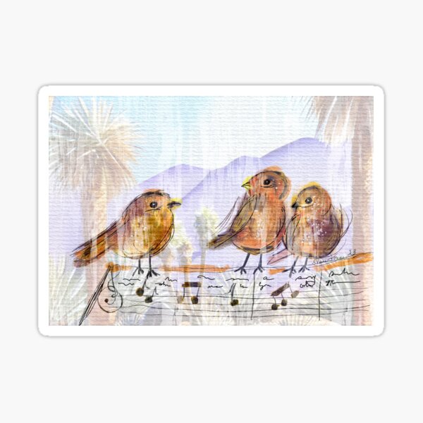 Item preview, Birds Singing designed and sold by Girlfriendrock.