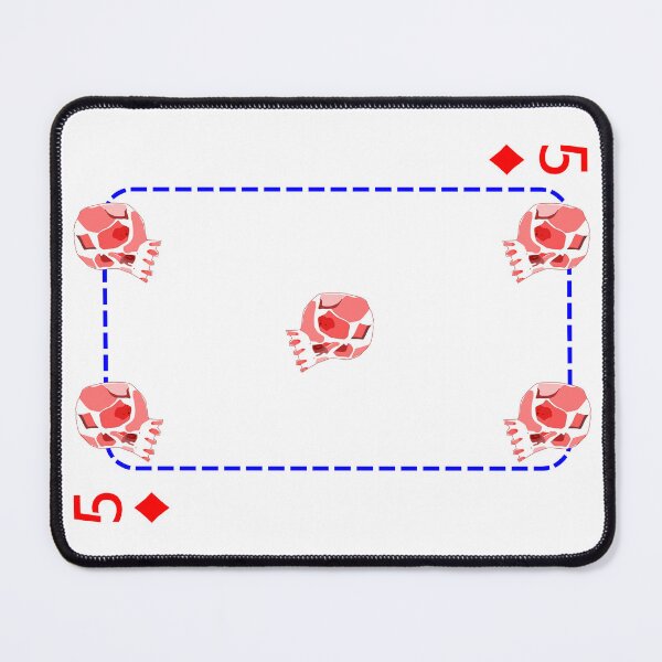 Item preview, 5 of diamonds designed and sold by m-yoga-store.