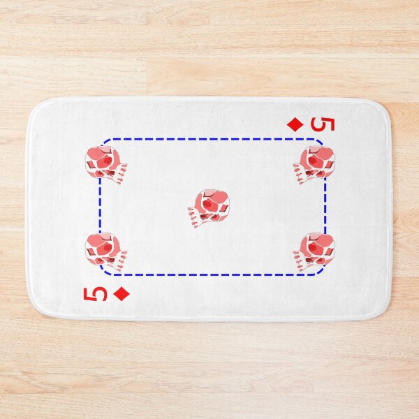 Item preview, 5 of diamonds designed and sold by m-yoga-store.