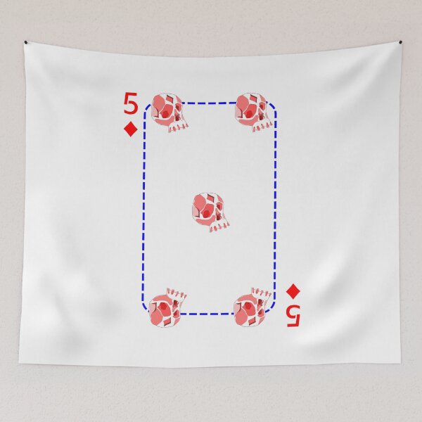 Item preview, 5 of diamonds designed and sold by m-yoga-store.
