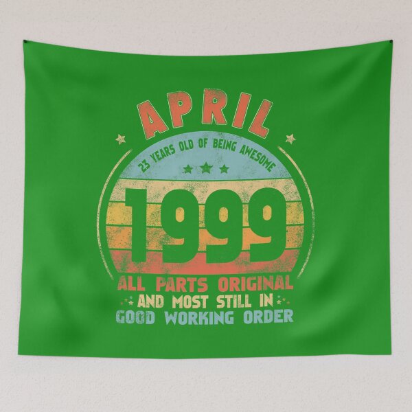 Item preview, April 1999 Awesome 23rd Birthday Vintage 1999 Bday Decor 		 designed and sold by mhtnempf70.