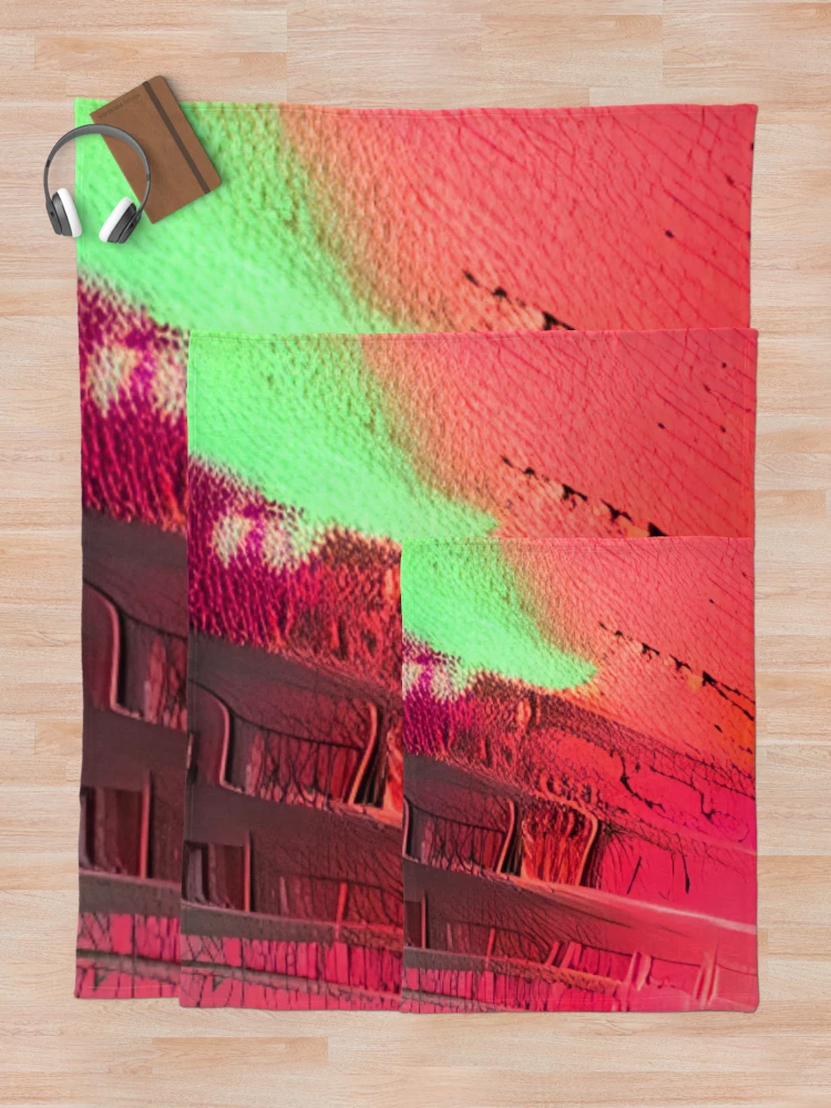 Thumbnail 5 of 6, Throw Blanket, Pink Abstract Design designed and sold by Rell1970.