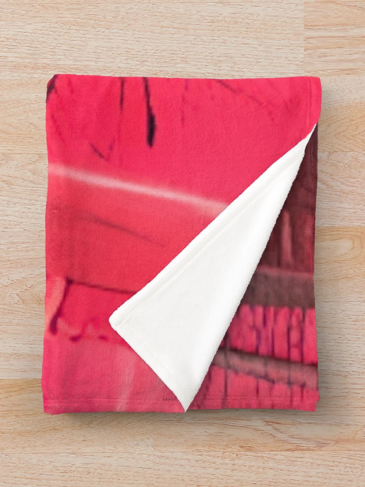 Thumbnail 3 of 6, Throw Blanket, Pink Abstract Design designed and sold by Rell1970.