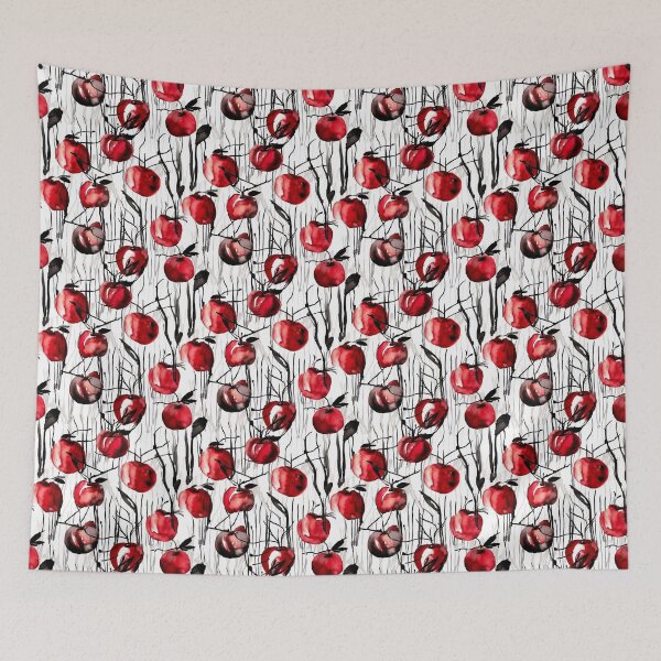 Aperçu de l'œuvre Imprimé pomme rouge créée et vendue par avisionarts23.