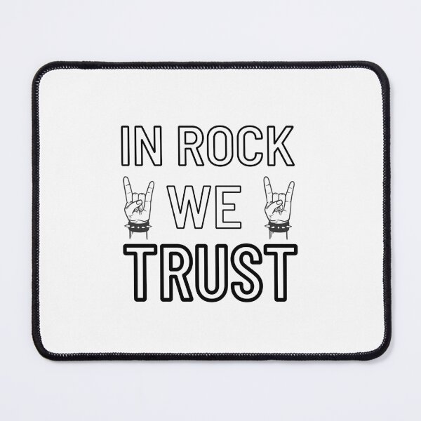 Item preview, In rock we trust, it's our religion! designed and sold by DeluxBee.