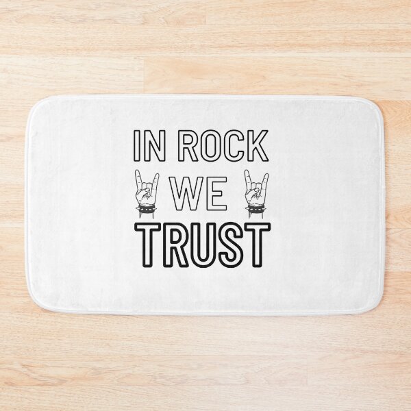 Item preview, In rock we trust, it's our religion! designed and sold by DeluxBee.
