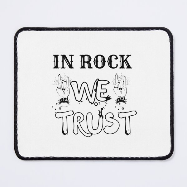 Item preview, In rock we trust, it's our religion! designed and sold by DeluxBee.