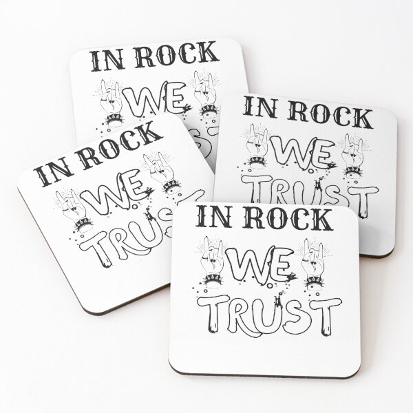Item preview, In rock we trust, it's our religion! designed and sold by DeluxBee.