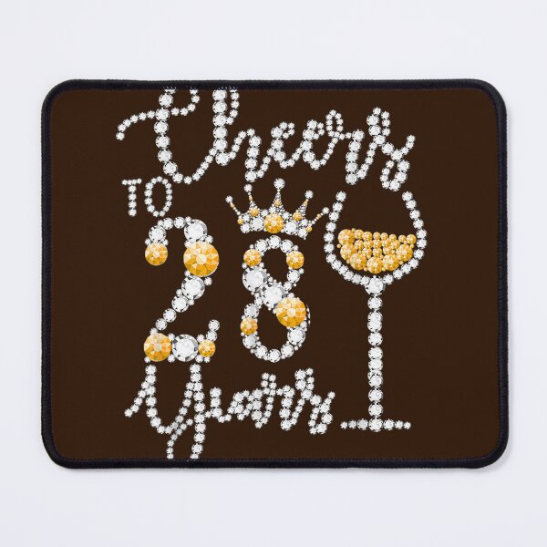 Item preview, Cheers To 28 Years Old Happy 28th Birthday Queen Drink Wine designed and sold by ayyhtmtjuj97.