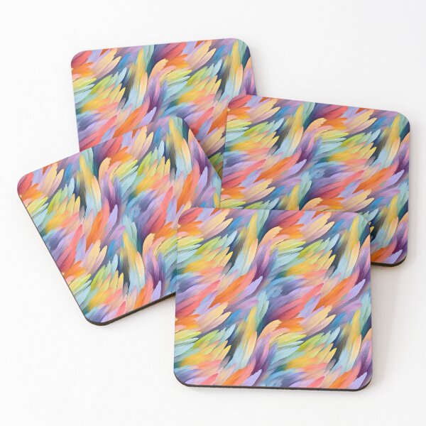 Item preview, Rainbow Feathers designed and sold by ElevatedAcre.