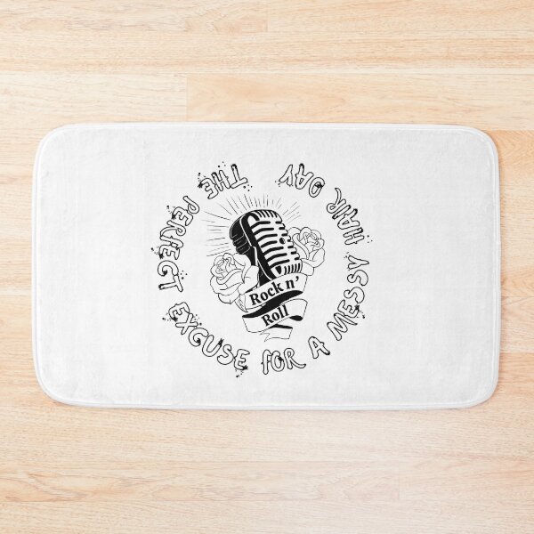 Item preview, Rock and roll: the perfect excuse for a messy hair day designed and sold by DeluxBee.