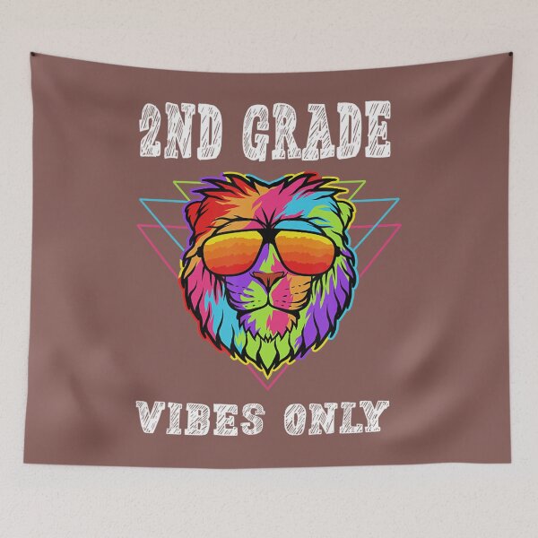 Item preview, First Day Of Back To School 2Nd Grade Vibes Only Cool Lion  	 designed and sold by xejktaun76.