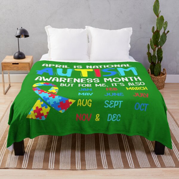Item preview, April Is National Autism Awareness Month Puzzle Ribbon designed and sold by mhtnempf70.