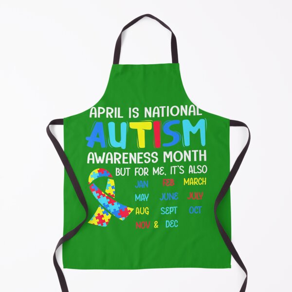 Item preview, April Is National Autism Awareness Month Puzzle Ribbon designed and sold by mhtnempf70.