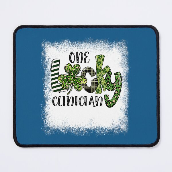Item preview, Bleached St Patricks Day Leopard One Lucky Clinician designed and sold by lkuzrqiurky2.