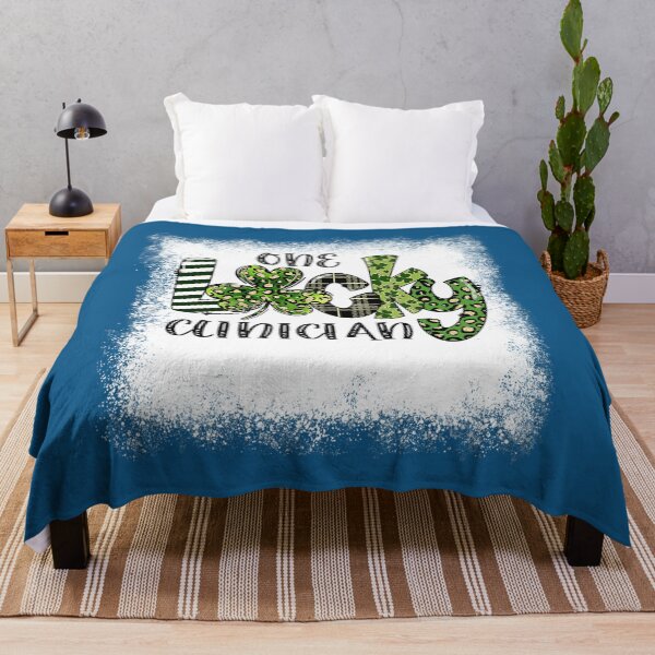 Item preview, Bleached St Patricks Day Leopard One Lucky Clinician designed and sold by lkuzrqiurky2.