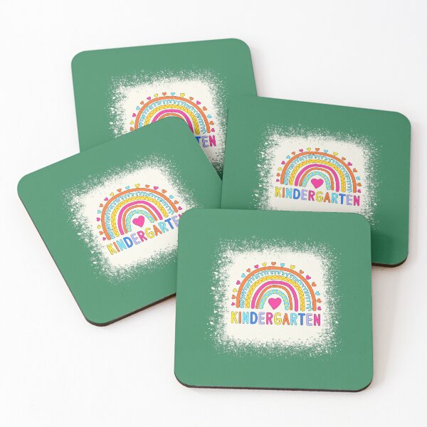 Item preview, Teacher Rainbow Kindergarten Back To School 	 Bleached  	 designed and sold by swlmqqmsjf57.