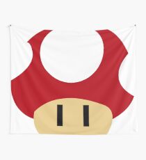 Mario Mushroom Wall Tapestry