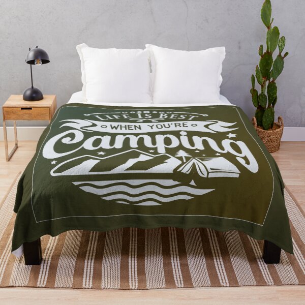 Item preview, Life is best when you're camping designed and sold by Yankee Doodle Gandy.
