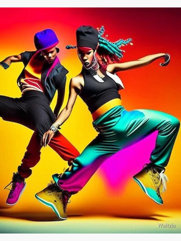 Modern Hip-hop Dance Girl Pose on Isolated Background Stock Image - Image  of entertainment, funky: 45164697