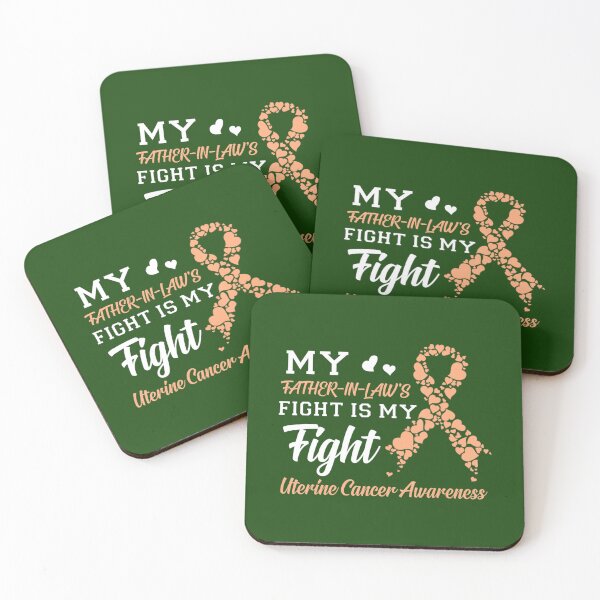 Item preview, My Father-in-laws Fight Is My Fight Uterine Cancer Awareness 	 	 designed and sold by ngkrtvrzddk30.