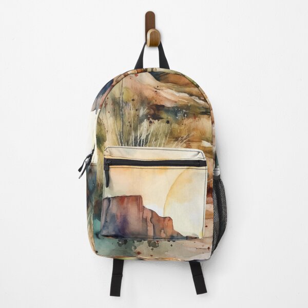 Item preview, Sunset over Rocky Cliffs - Boho Desert Landscape Watercolors designed and sold by GVRDesign.