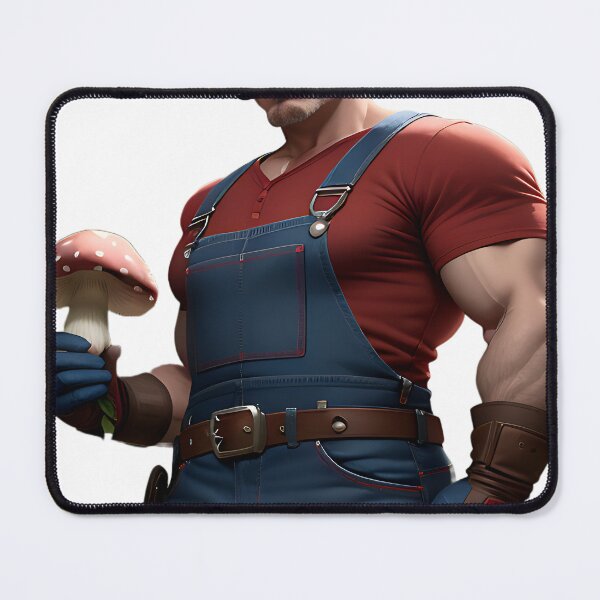 Item preview, Muscular Man with Mustache A1 designed and sold by WalaceCamargo.