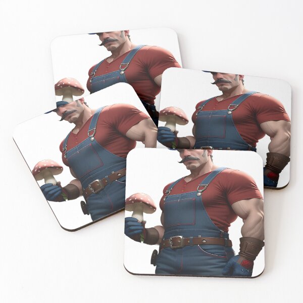 Item preview, Muscular Man with Mustache A1 designed and sold by WalaceCamargo.