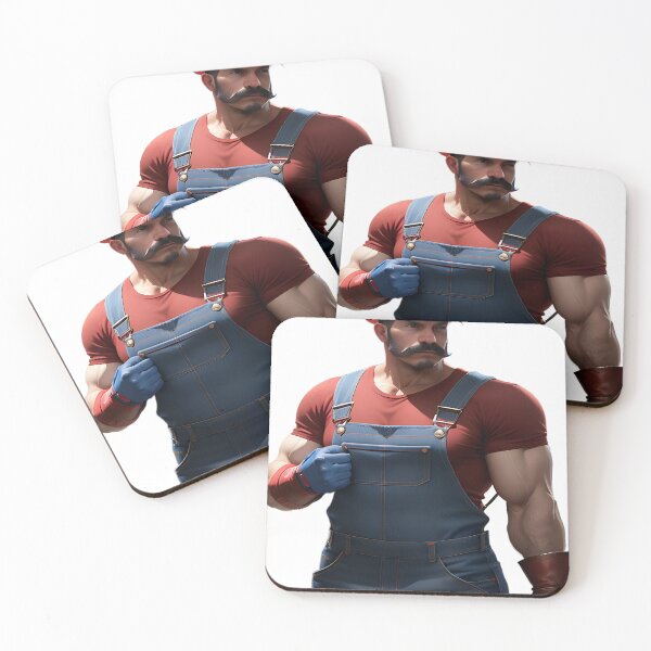 Item preview, Muscular Man with Mustache A2 designed and sold by WalaceCamargo.