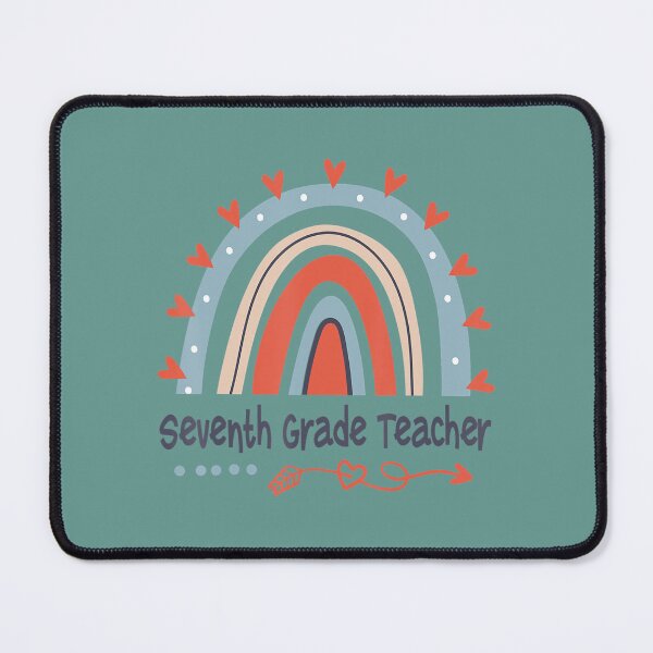 Item preview, Seventh Grade Teacher Funny Boho Rainbow Back To School  	 designed and sold by nwktmwswnun12.