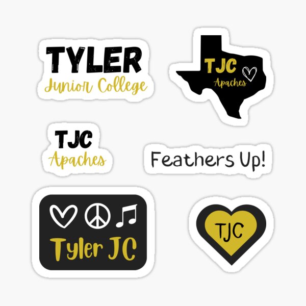 Tyler Junior College Apache Collection Sticker