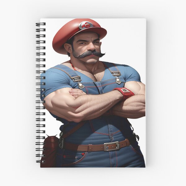Item preview, Muscular Man with Mustache A3 designed and sold by WalaceCamargo.