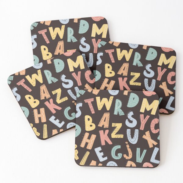 Item preview, Alphabet Seamless Pattern designed and sold by TheCatmeow2000.