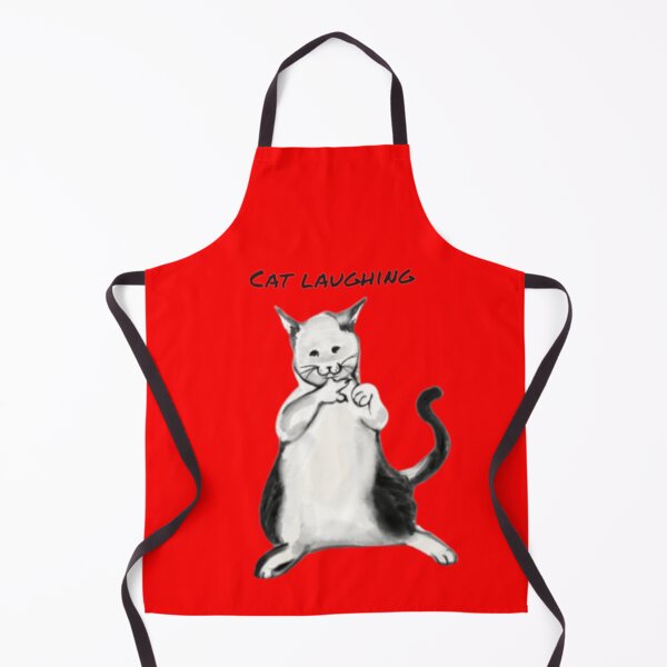 Item preview, cat laughing designed and sold by cristinagrafos.