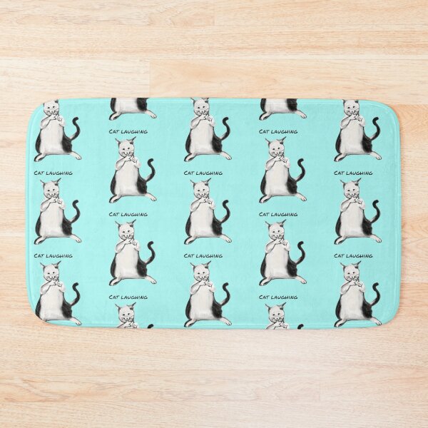 Item preview, gato riendo designed and sold by cristinagrafos.