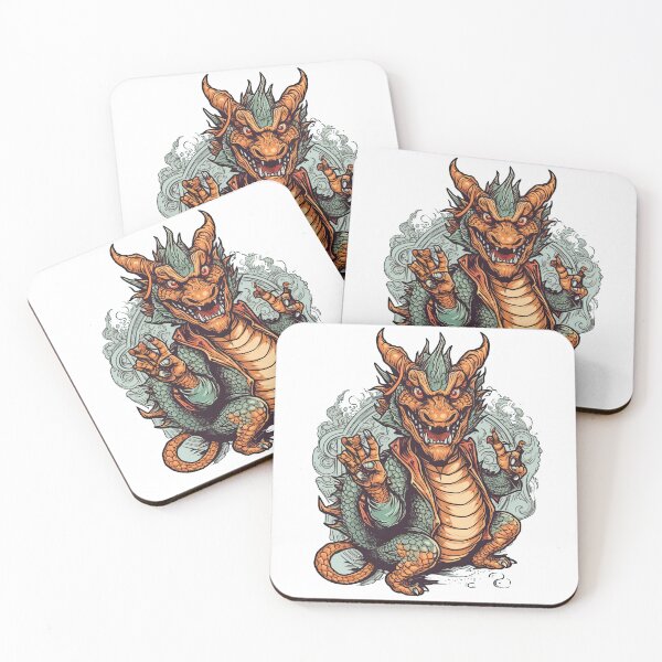 Item preview, Dragon Sarcasm - Grey Middle Tee: Edgy, Bold, & Funny. designed and sold by DooodleGod.