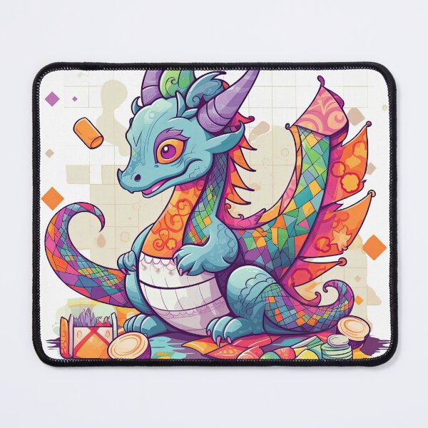 Item preview, Dragon: Thread & Color Artistry for Beautiful Bearded Dragon designed and sold by DooodleGod.