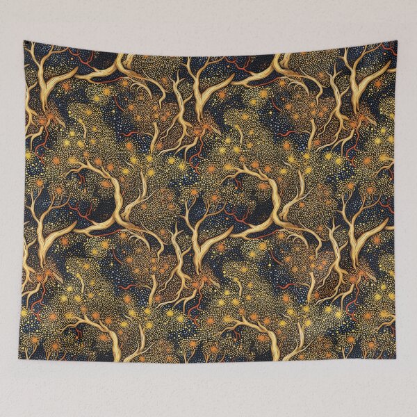 Item preview, Pointilist elder trees designed and sold by Monochrome-Dog.