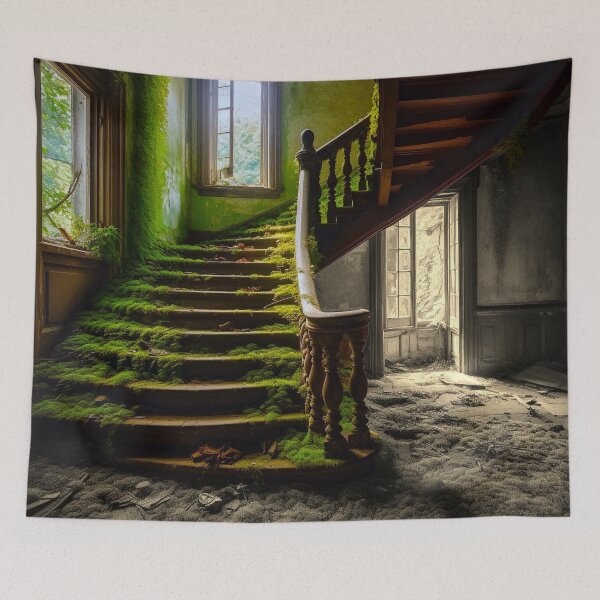Item preview, Creepy Stairs - Liminal Concept Digital Art designed and sold by liminal-concept.