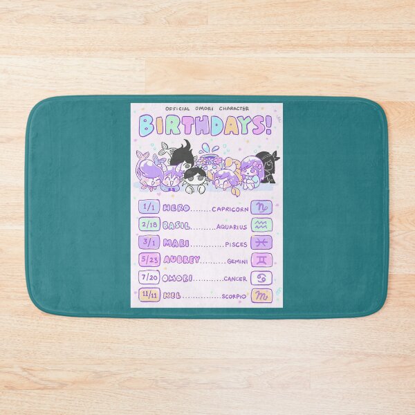 Item preview, omori character birthdays designed and sold by ItsartDesign1.