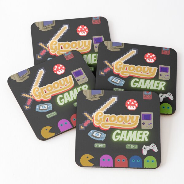 Item preview, Groovy Gamer (retro art work) designed and sold by Steph1TheArtist.