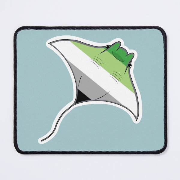Item preview, Pride Mantaray Aromantic Flag designed and sold by perpetuallyConf.